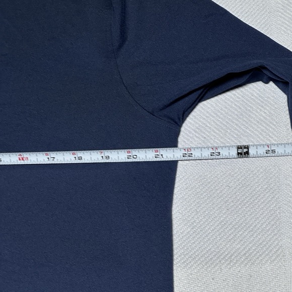 NEW Straight Down Ballard 1/4 Zip Golf Pullover Mens Medium Navy Performance NWT - Picture 9 of 13